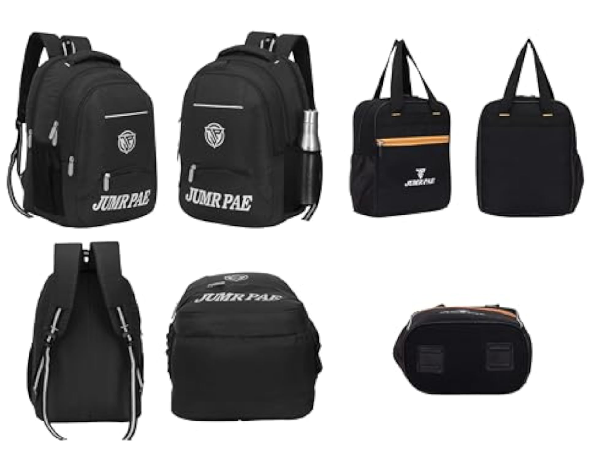 Waterproof Polyester Lunch Bag and School Bag Combo