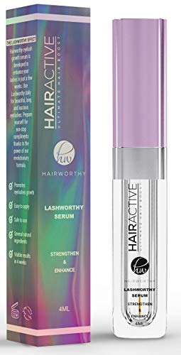 Hairworthy Eyelash Growth Serum for Longer, Thicker and Stronger Eyelashes