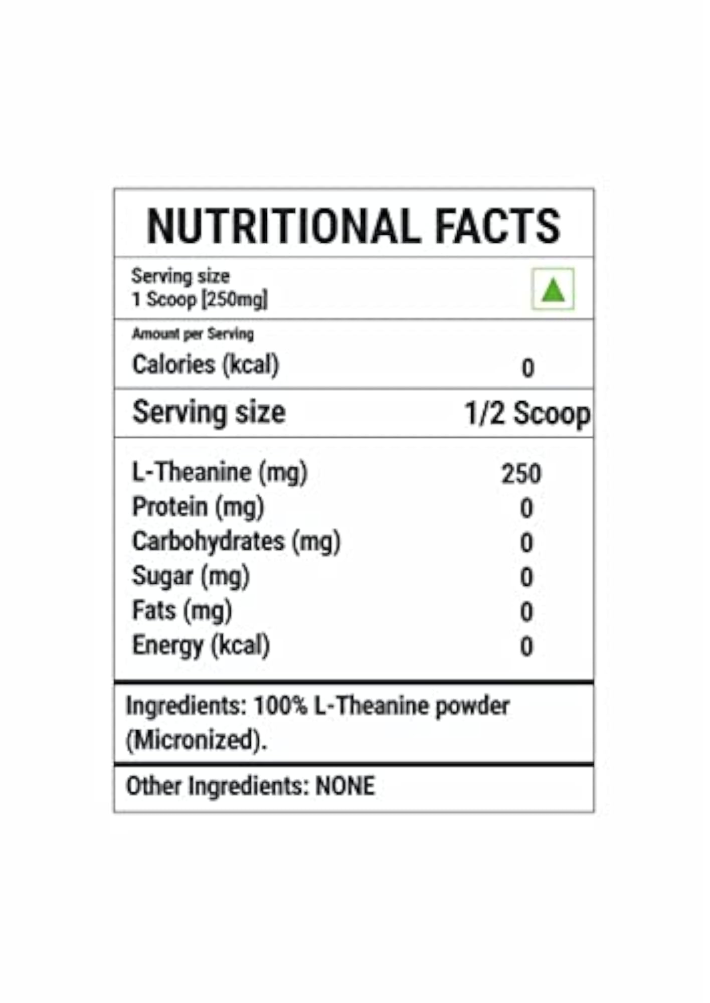 Oxin Nutrition L Theanine Powder, 400g