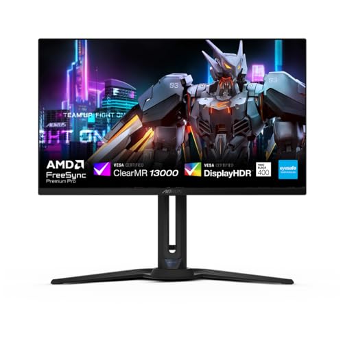 GIGABYTE AORUS FO27Q2 27" (26.5") OLED Display, 240Hz, 2560 x 1440 (QHD), 0.03ms GTG Response Time, 99% DCI-P3, VESA DisplayHDR True Black 400, Height