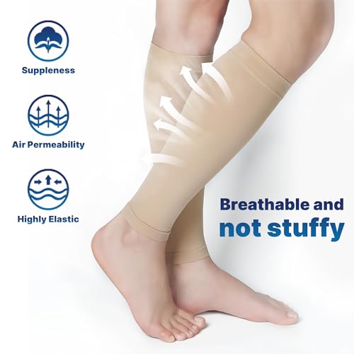 BellaAchtung Waden Medizinische Kompressionsstrümpfe Damen & Herren Kompressionssocken Medizinisch mit 20-30 mmHg Abgestufte Unterstützung Thrombosestrümpfe Stützstrümpfe für Krampfadern Ödeme