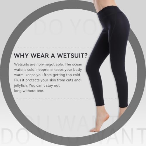 Chaqueta para mujer GoldFin Wetsuit 2mm de neopreno negra, talla pequeña miniatura 3