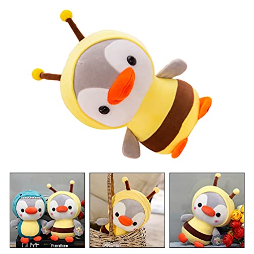 TOYANDONA Vestida de Abelhas Traje Pinguim Boneca de Pelúcia Brinquedos de Pelúcia Bicho de Pelúcia