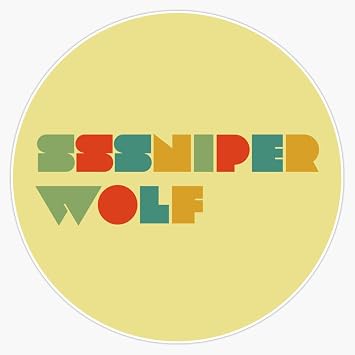 Sssniperwolf Retro Window Bumper Sticker Decal 5"