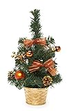 Ready to use: la Navidad está cada vez más cerca y no hay tiempo para decorar la casa? El mini árbol se puede utilizar de inmediato, ya que ya está decorado, el material de plástico también tiene la ventaja de que el árbol no se clava incluso después de los días festivos.