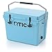 RTIC Hard Cooler, 20 qt, Blue, Ice Chest with Heavy Duty Rubber Latches, 3 Inch Insulated Walls