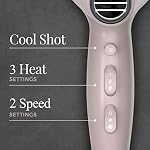 Remington Pro Wet2style Hair Dryer, With Ionic & Ceramic Drying Technology, Mauve, 1875 Watts of Drying Power - Image 4