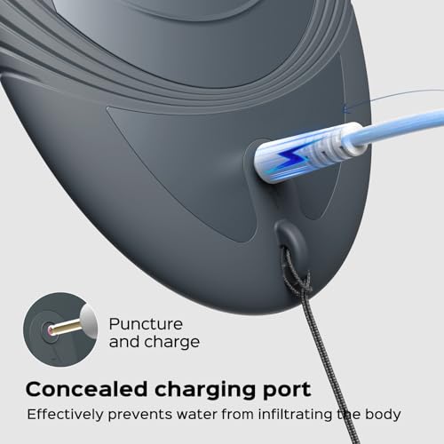 COSLUS Facial Cleansing Brush Face Scrubber : Portable Silicone Waterproof Rechargeable Face Wash Brush, 5 Cleansing Modes, Electric Deep Cleaning for Men & Women, Removing Blackhead, Exfoliating image 8