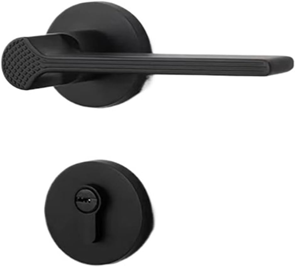 Bedroom Split Door Lock Wooden Door Door Handle(Brushed Copper)