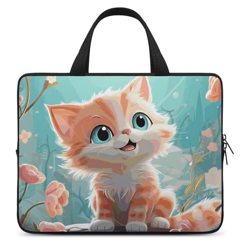 Housse 17 pouces chat pour ordinateur et tablette