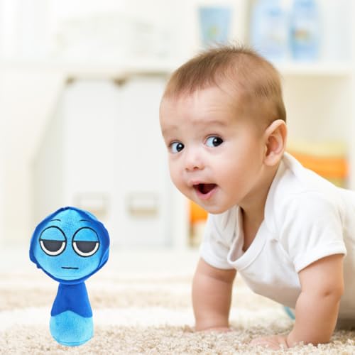 Image of Blue Scarf Sprunki Plush Toys