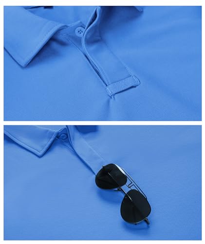 Image of SCODI Men's Golf Polo Shirt Short Sleeve Tactical Shirts Casual Tennis T-Shirt