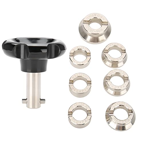 Watch Back Case Opener With 7 Dies, Professional Steel Watch Repair Tool Kit Watch Battery Replacement Tool Watch Watchmaker Repair Tool Fit for Tudor Watch Case Opening