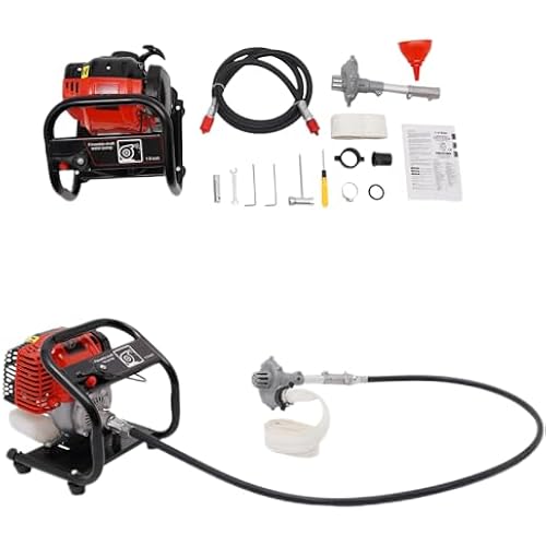 Gasoline Engine Water Pump, 1.5 In Gas Powered Water Pump, 4 Stroke 1.45KW 38CC Agricultural Water Irrigation Pump, 2113.4Gal/H Gas Powered Water Transfer Pump, for Farmland Garden Irrigation