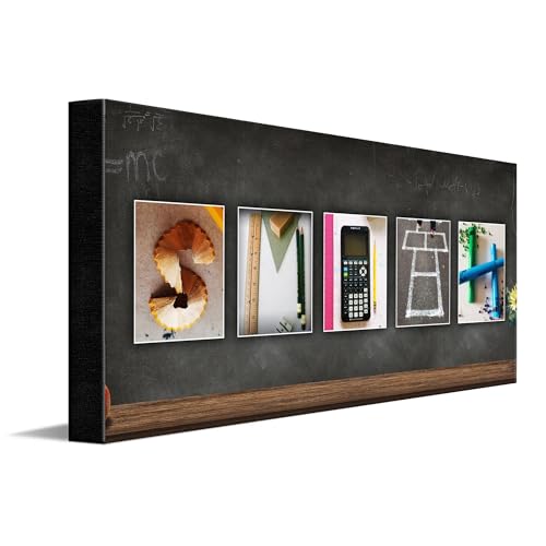 Personal-Prints TEACHER or Professor Personalized Name Art Gift | Customized Name Art for the Kindergarten, Elementary, Middle or High School Teacher (16"x32" Stretched Canvas)