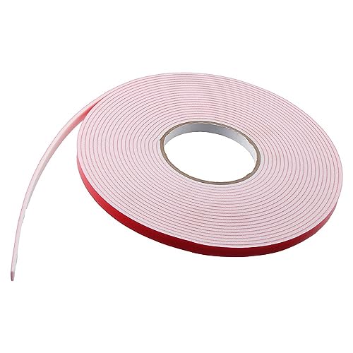 Image of Double Sided Tape Heavy Duty, 0.4in Wide x 0.12in Thick x 33ft Long Foam Tape Mounting Tape, 2 Sided Strong Adhesive Tape for Car, Office Decor, Home Decor