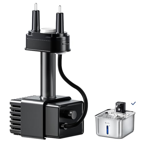 Fuente de agua para gatos de acero inoxidable inalámbrica miniatura 6
