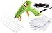 Produktbild HABA 305380 - Terra Kids Heißklebepistole & Zubehör, Klebepistolen-Set Kinder, mit Einschaltknopf, Kontrolllampe, Standfuß, 5 Heißklebestäben und Handschuhen