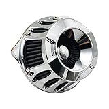 Harley Air Cleaner Motorcycle Filter Intake CNC Cut Kit Chrome for Models Touring Street Glide 2008