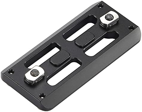 SHINEWEE Arca Dovetail Rail for M-LOK System – Quick-Release Tripod Mount Adapter | Compatible with Arca-Swiss/RRS Standards | Lightweight Aluminum Hunting Accessory | 2-Slot Interface