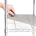 Seville Classics 2 Individual Smoke Gray Fitted Shelf Liners, Designed to Fit 17" x 35" Wire Shelves