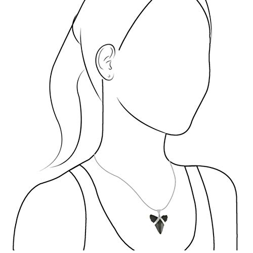 Starborn Fossil Shark Tooth Pendant In Sterling Silver - Md #TOP4