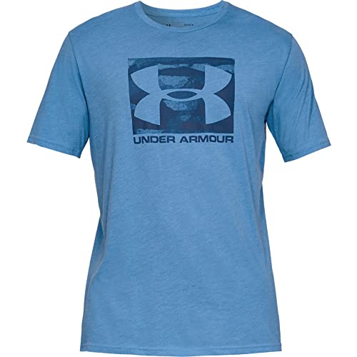 Under Armour Men's Boxed Sportstyle Short-Sleeve T-Shirt , Academy Blue (408)/Red , X-Large #TOP6