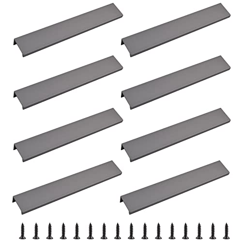 MOROBOR Finger Edge Pull, 8pcs Concealed Modern Style Drawer Handle