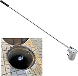 Pendule ou cuillères d'échantillonnage fixes : vous pouvez desserrer ou serrer les vis qui fixent la tasse pour prélever un échantillon sous presque n'importe quel angle avec la cuillère pivotante ou pour travailler de manière stable avec la tête fixe.