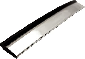 Universal Car Wheel Well Arch Trim Molding 1/2" - Black & Chrome Trim - 20 Ft Roll - Self-Adhesive for Car SUV Truck Fender Flare Edge Trim