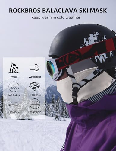 Image of ROCKBROS Windproof Thermal Balaclava Ski Mask for Men and Women Cycling