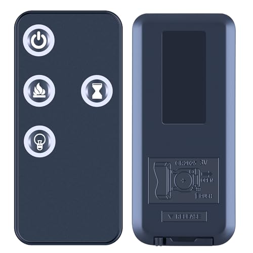 Télécommande de rechange pour cheminée électrique murale pour vos soirées salon