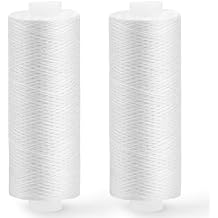 ZMAAGG Sewing Thread, 200 Yards Per Roll White Thread for Sewing, Polyester Threads for Sewing Machine, Hand Stitching, Embroidery
