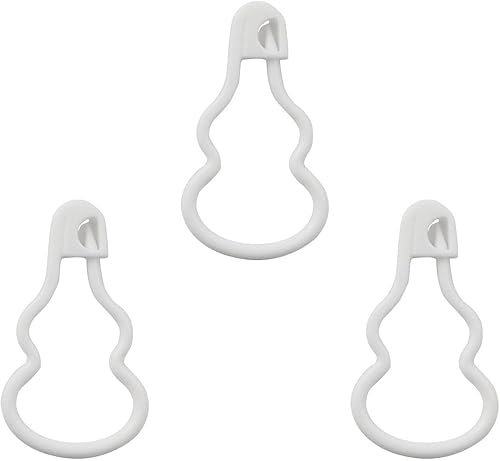 Miniatura 9 de XGNG 200 marcadores de plástico de doble calabaza para tejer, contador de puntada de ganchillo, marcadores de puntada de seguridad de plástico, clip