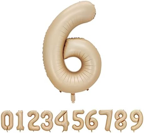 ASMFUOY 40 Inches Number Foil Balloon Jumbo Digital Helium Balloons for Boy Girl Kids Birthday Party Wedding Ceremony Decorations(1, Silver)