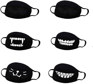 IsFashion Mouth Face Protecive Gear, Cartoon Printed Cover Cute Pattern Accesory Unisex