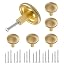 Brushed brass coloured