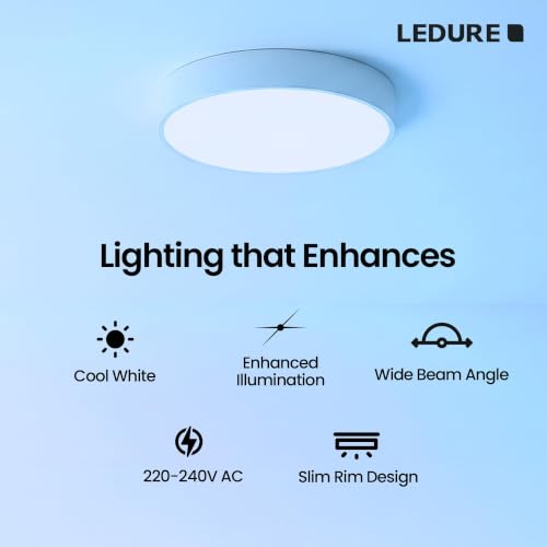 Image of LEDURE 6W LED Surface Light|Energy Efficient LED Downlight|CoolWhite Pack-2