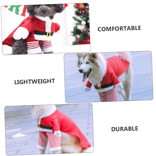 Disfraz Santa Claus para perros y gatos 5XL miniatura 7