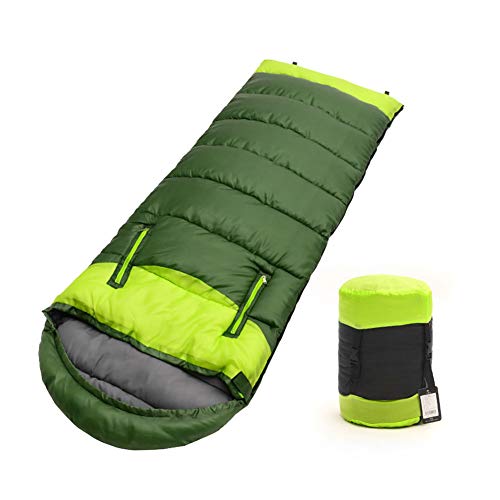 MTHHSXB Saco de Dormir para Exteriores, para Primavera y otoño, Grueso y cálido, para el Almuerzo en Interiores, Doble para Acampar