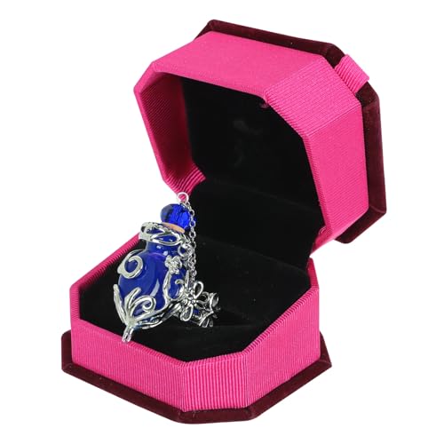 BUGUUYO Bague Aromathérapie Thaïlandaise Alliage Plaqué pour Huiles Essentielles Bijou Doigt Élégant pour Fêtes et Usage Quotidien