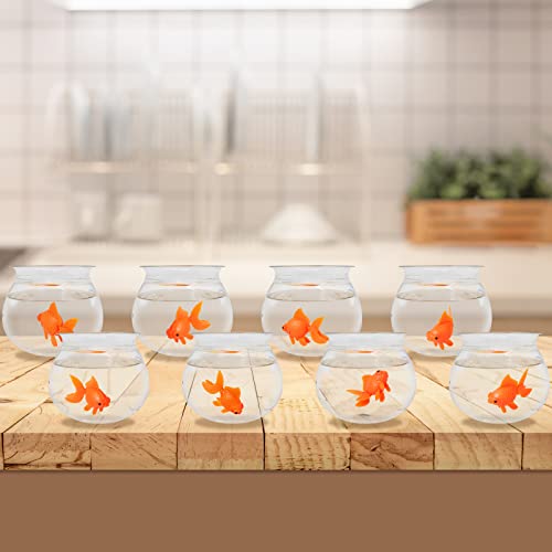 Ccozn 12 Pieces Artificial Fake Fish Aquarium Fish Bowl Tank Terrarium Decoration Moving Floating Glodfish Ornament Orange Plastic Gold Fish Toys For Party Decor #TOP5