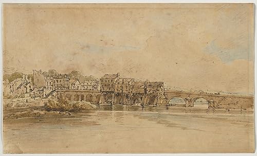 Tableau sur les bords de la marne de Girtin | Impression art mural vintage 60x90cm