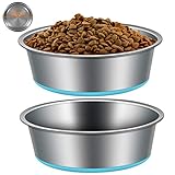 prix litière maxi zoo VOLLSTÄNDIGES RUNTERGUMMI UNTEN: Alle Schalen haben einen vollen Gummiboden, nicht nur einen Gummiring an der Außenseite. Aufgrund dessen und der Tatsache, dass sie schwerer sind, ist es für Hunde schwieriger, sie umzudrehen und über den Boden zu schieben.