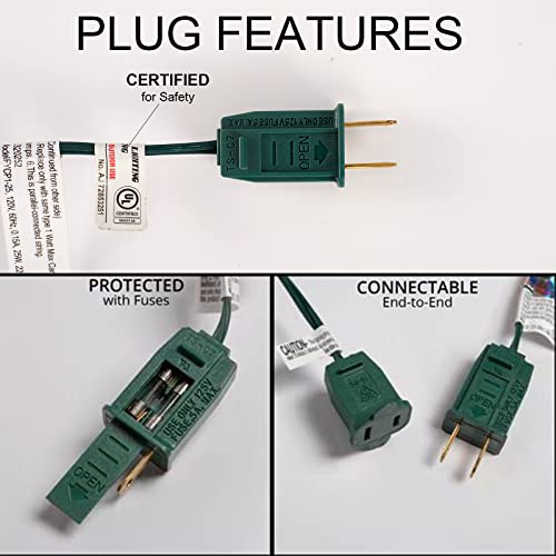 Niosta C9 Christmas String Lights, C9 Incandescent Light For Holiday Xmas Christmas Bistro Roofline Prom Wedding Party Decor, Multicolor #TOP5