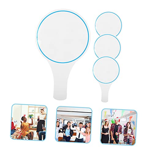 Set 4 pizarras blancas portátiles para votación color azul miniatura 2