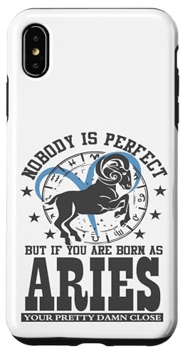 Aries Signo Del Zodíaco Divertido Horóscopo Astrología Fans Carcasa para iPhone XS Max
