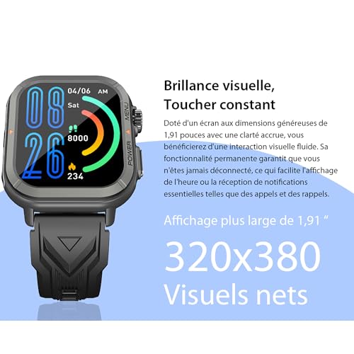 Blackview W30 Montre Connectée 1.91'' Microphone intégré Neuf - vue 6
