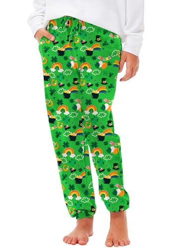 Image of Deerose 4th of July Pants American Flag Drawstring Sweatpants with Pockets 5-14 Years