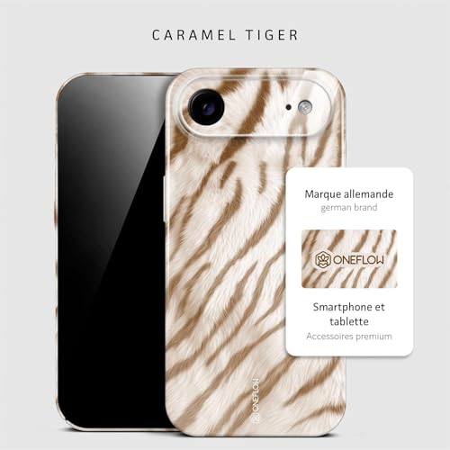 Coque iPhone Air Tigre caramel ONEFLOW avec protection caméra arrière robuste